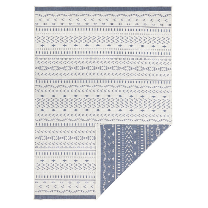 bougari Kuba Woven Blue Rug & Reviews Wayfair.co.uk